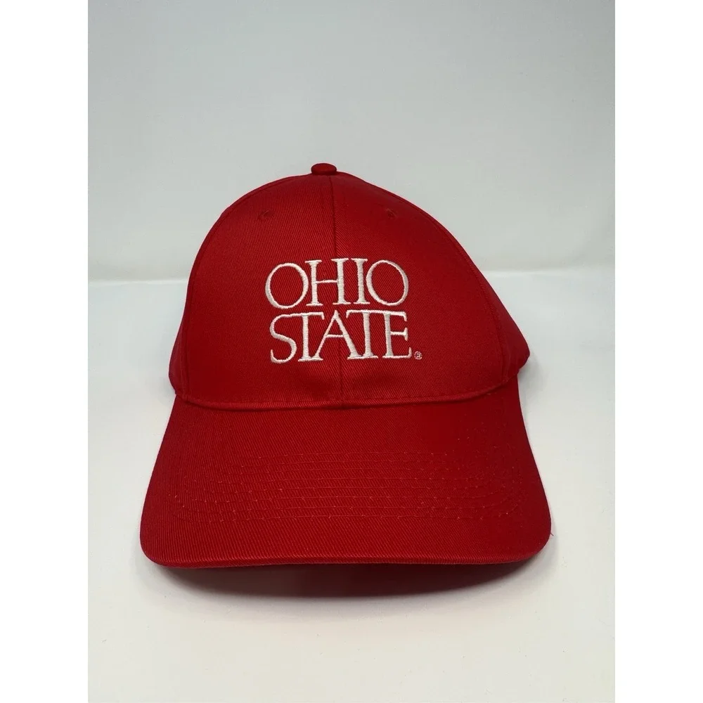 Ohio State University Buckeyes Strapback Hat Cap Unisex NCAA Red